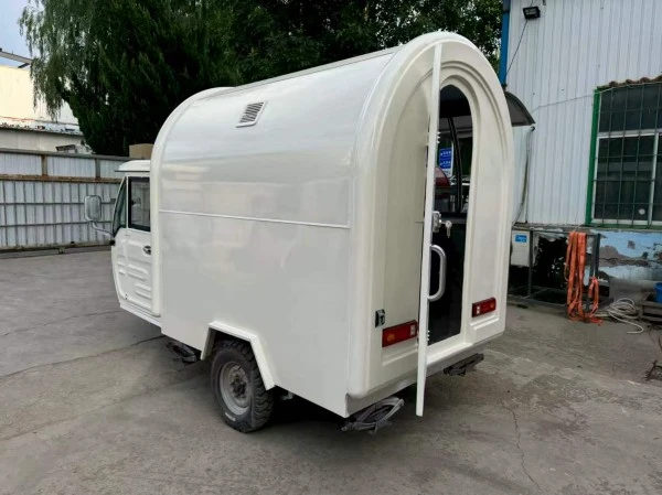 Electric Three Wheeled Mobile Food Cart